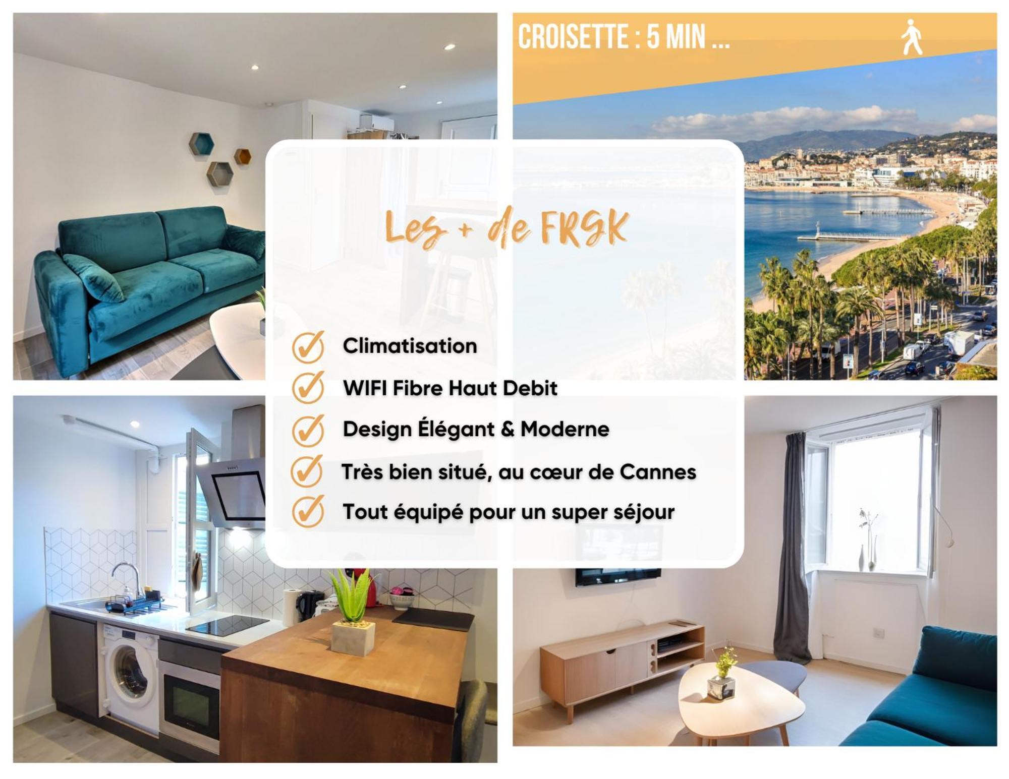 Frgk "Chic Centre-Ville" Cannes Eksteriør billede